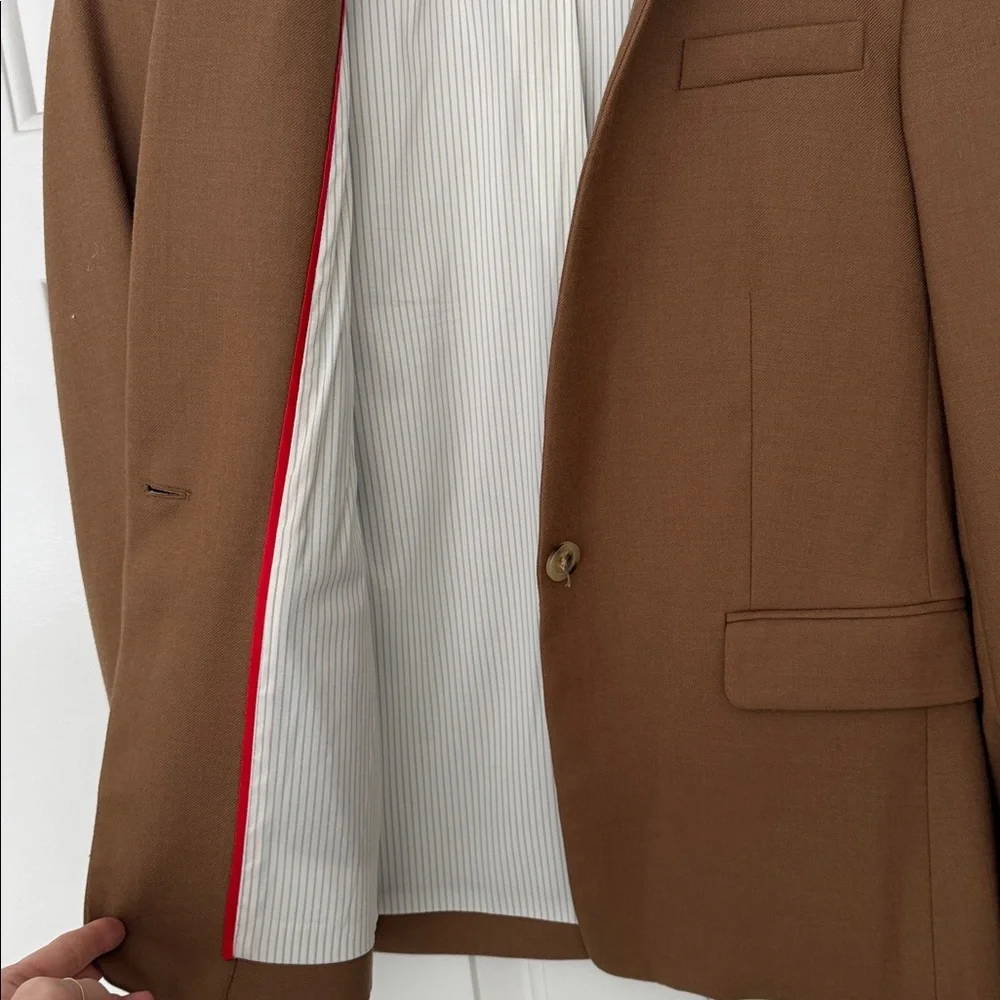 J. Crew Schoolboy Regent Brown Blazer - Picture 4 of 14